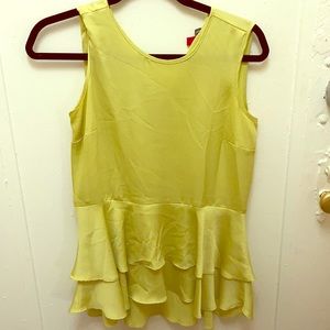 Vince Camuto lime green blouse
